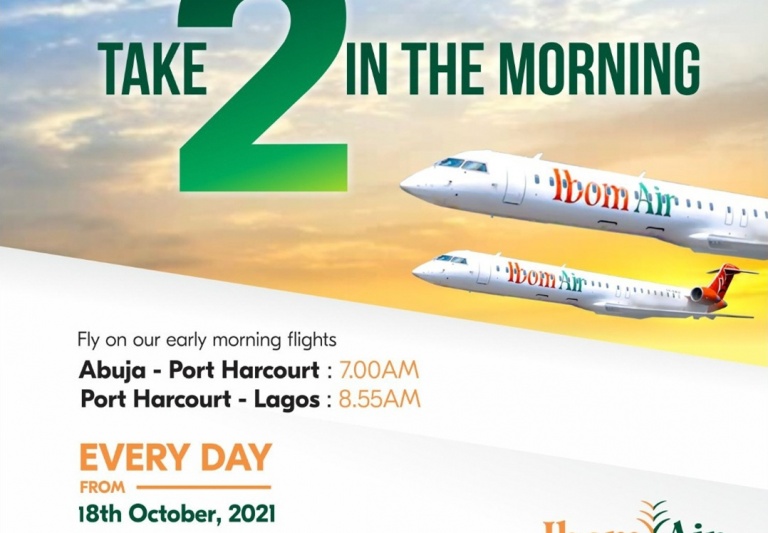 Early Morning Flights to Port Harcourt & Lagos! Ibom Air