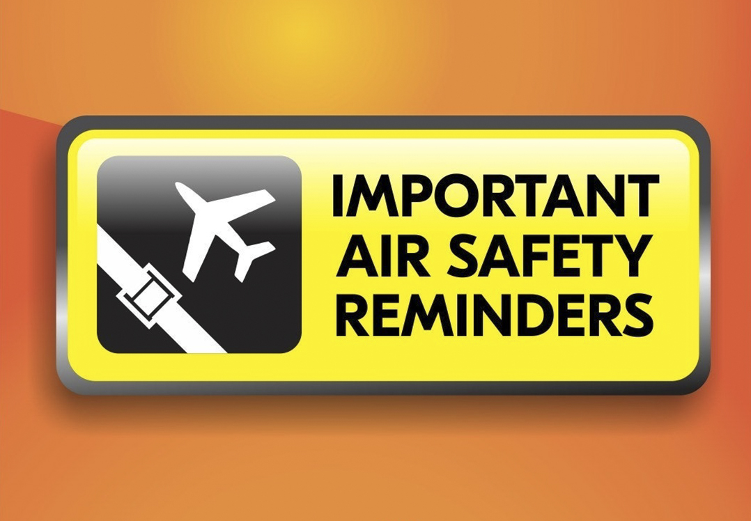 Ibom Air Important Safety Reminders