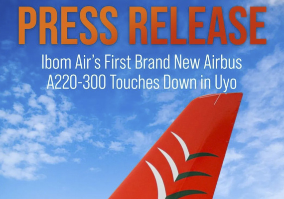 Ibom Air 1st Brand New Airbus A200-300