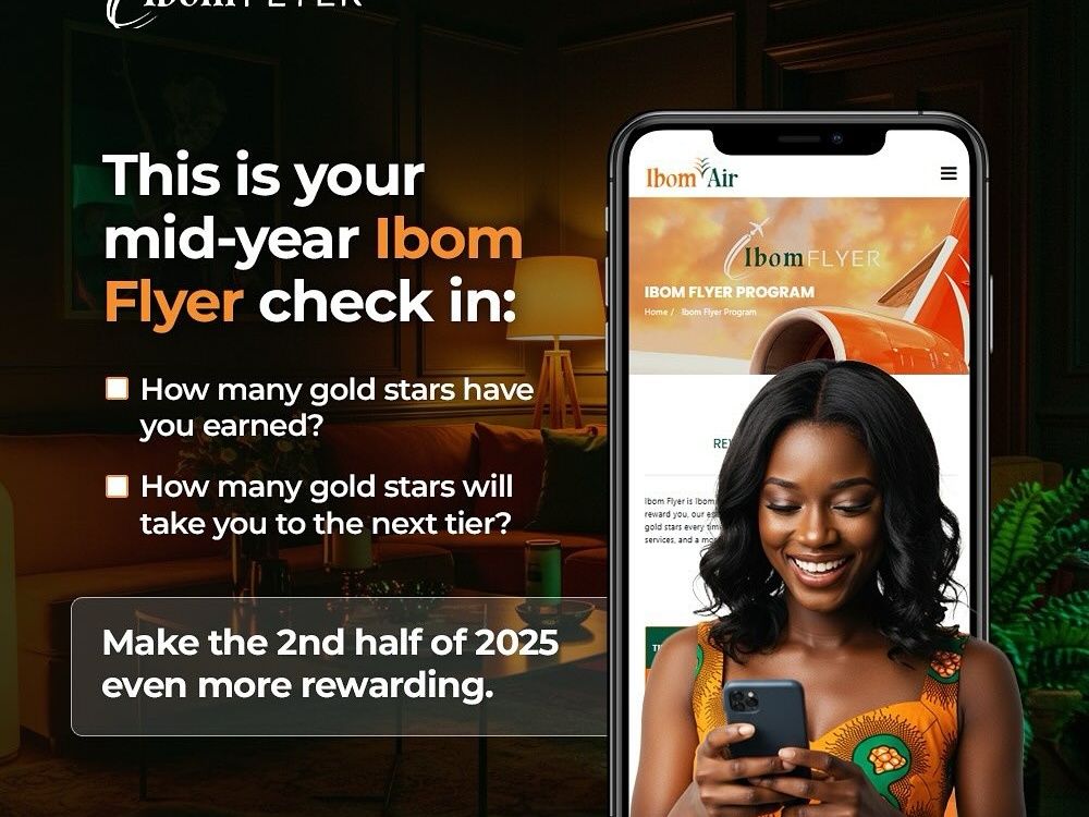 Ibom Flyer Earning Gold Stars
