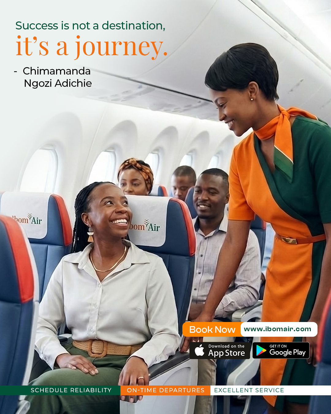 Success is not a destination, it is a journey.” — Chimamanda Ngozi Adichie