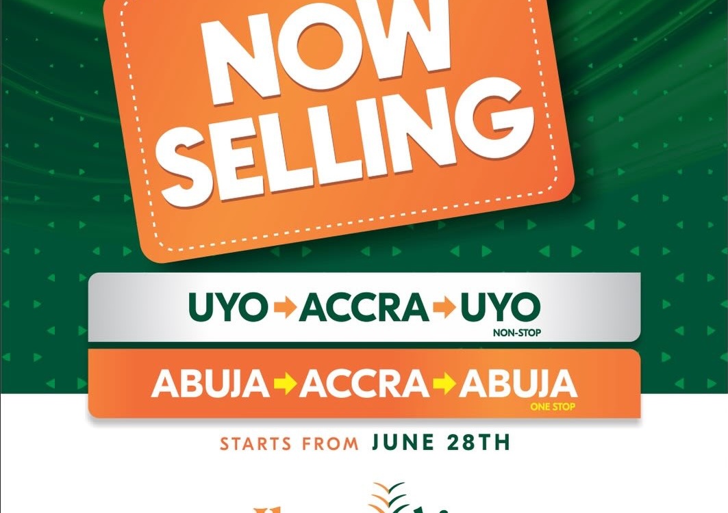 Ibom Air New routes Uyo ↔ Accra (Non-Stop) Abuja ↔ Accra (One Stop)